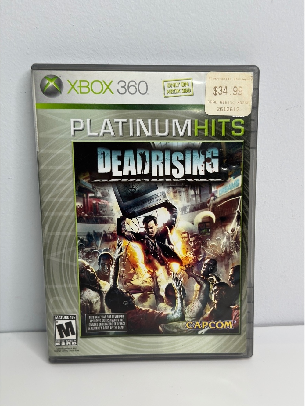 Dead Rising Platinum Hits Xbox 360 Complete CIB Capcom Excellent Condition